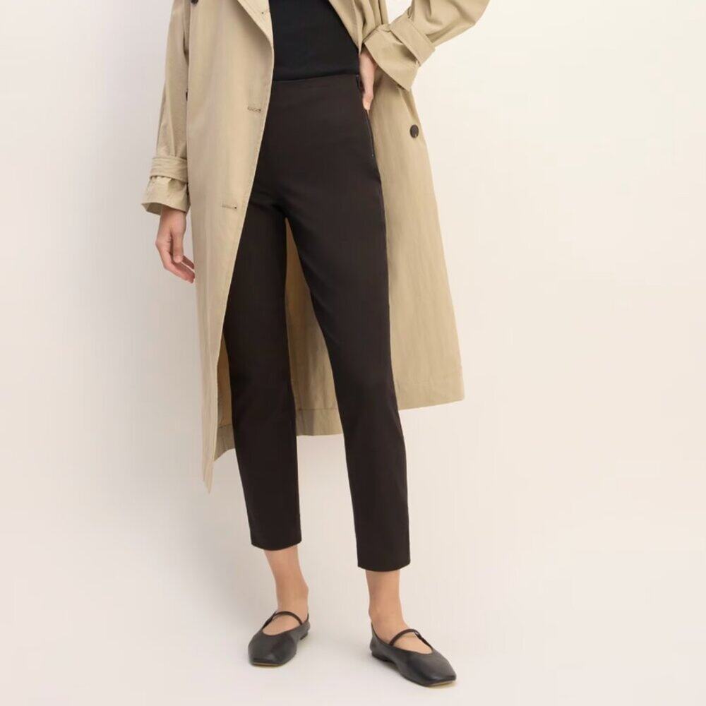 Everlane The Bi-Stretch Work Pant Black Size 4
